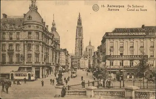 Antwerpen Anvers De Suikerrui, Strassenbahn /  /