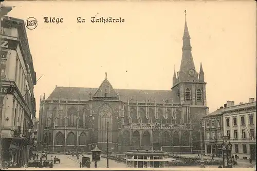 aw01028 Liege Luettich Cathedrale Kategorie. Luettich Alte Ansichtskarten