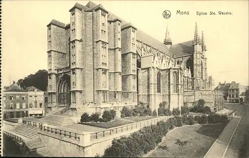 Mons Belgien Eglise Ste. Waudru
