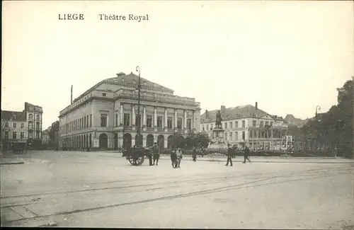 aw01131 Liege Luettich Theatre Royal Kategorie. Luettich Alte Ansichtskarten