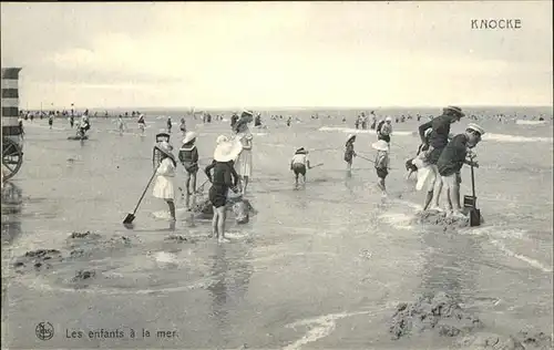 Knocke-sur-Mer Les entfans a la mer Kat. 