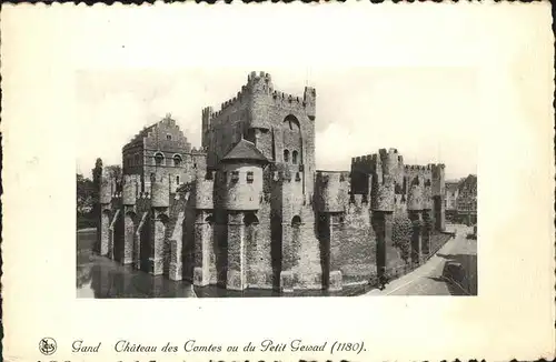 Gand Belgien Chateau des Comtes Petit Geward 1180 /  /