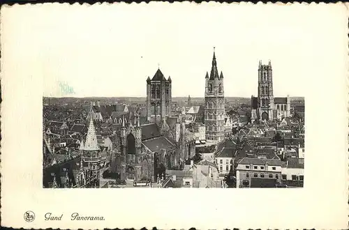 Gand Belgien Panorama /  /