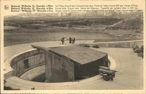 Knocke-sur-Mer Batterie WIlhelm II. Kat. 