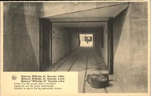 Knocke-sur-Mer Batterie Wilhelm II.  Kat. 
