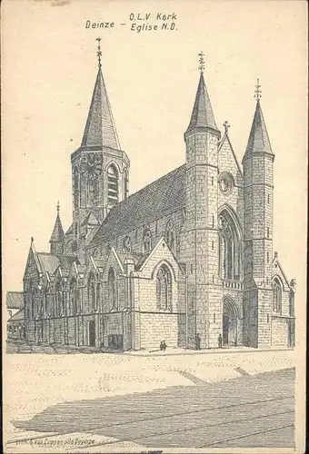 Deinze Oost-Vlaanderen Kerk Eglise N. D. Kirche