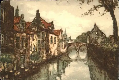 Brugge Oost-Vlaanderen Bruecke Kat. 