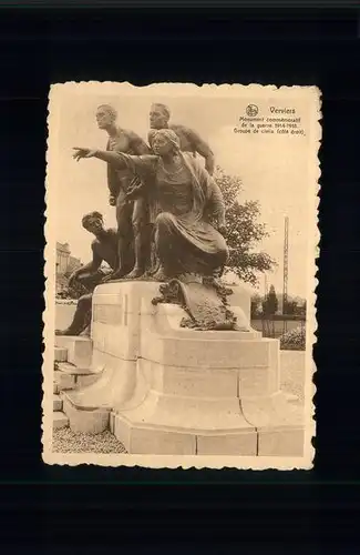 Verviers Liege Wallonie Monument 1914-1918 commenmoratif /  /