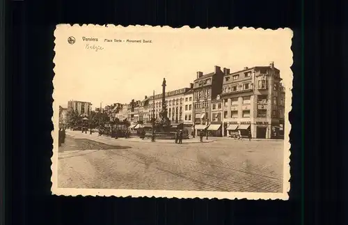 Verviers Liege Wallonie Place Verte, Monument David /  /