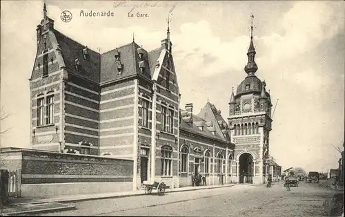 Audenarde West-Vlaanderen La Gare Feldpost
