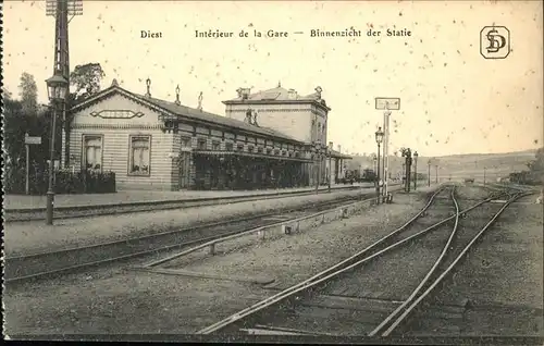 Diest Gare Binnenzicht der Statie Bahnhof Kat. 