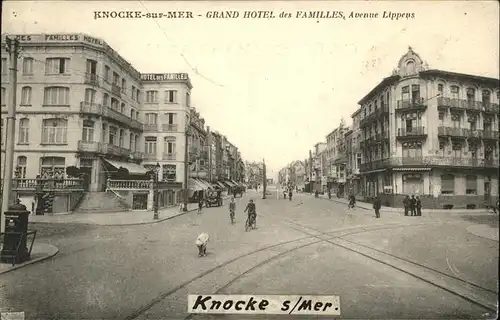 Knocke-sur-Mer Grand Hotel Familles Avenue Lippens Kat. 