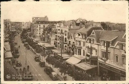 La Panne Avenue de la Mer Kat. 