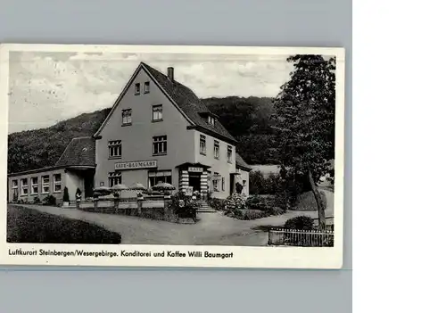 Steinbergen Cafe und Konditorei Baumgart / Rinteln /Schaumburg LKR