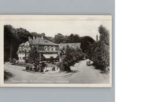 Steinbergen Hotel und Pension  / Rinteln /Schaumburg LKR