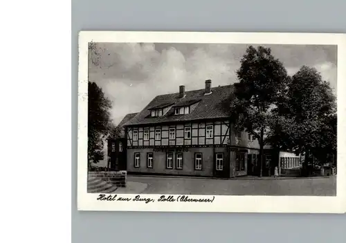 Polle Hotel zur Burg / Polle /Holzminden LKR