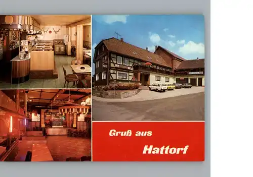 Hattorf Harz Gasthof Berg-Klause / Hattorf am Harz /Osterode Harz LKR