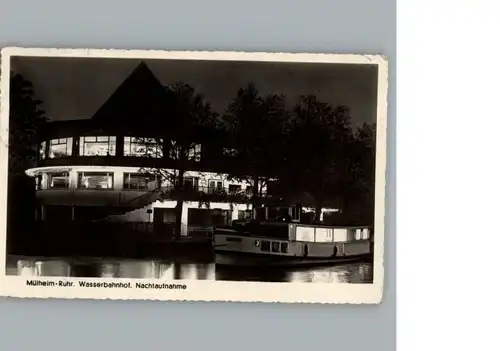 Muelheim Ruhr Wasserbahnhof / Muelheim an der Ruhr /Muelheim Ruhr Stadtkreis