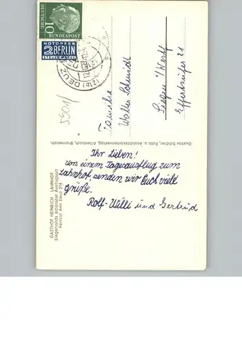 Deuz Gasthof Heinrich Lahnhof / Netphen /Siegen-Wittgenstein LKR