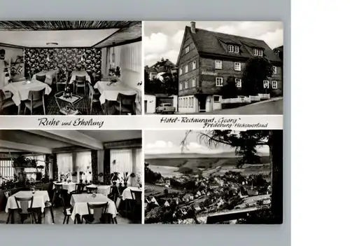 Bad Fredeburg Hotel-Restaurant Georg / Schmallenberg /Hochsauerlandkreis LKR