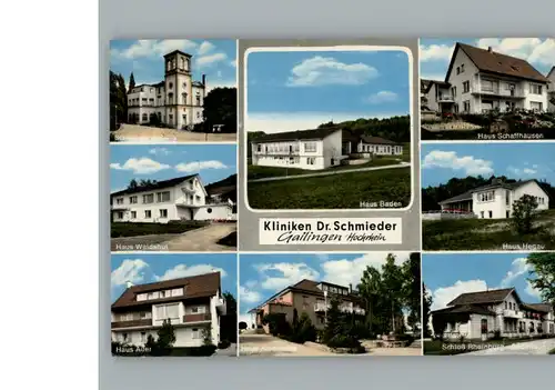 Gailingen Kliniken Dr. Schmieder / Gailingen am Hochrhein /Konstanz LKR