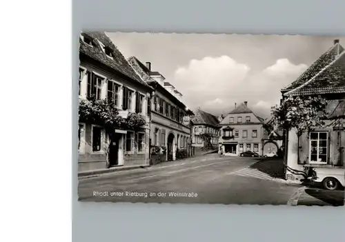 Rhodt Rietburg  / Rhodt unter Rietburg /Suedliche Weinstrasse LKR