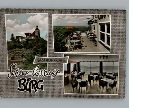 Buerg Backnang Gasthof, Cafe Schoene Aussicht /  /