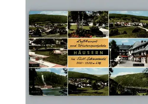 Haeusern Schwarzwald Mehrfachansicht / Haeusern /Waldshut LKR