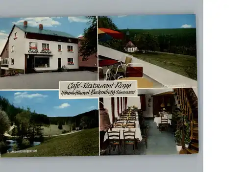 Buchenberg Koenigsfeld Schwarzwald Cafe-Restaurant Rapp / Koenigsfeld im Schwarzwald /Schwarzwald-Baar-Kreis LKR