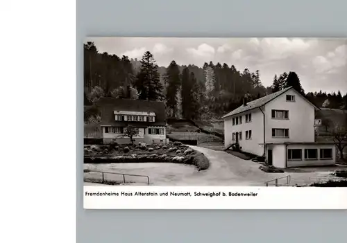 Schweighof Badenweiler Pension Haus Altenstein, Pension Neumatt / Badenweiler /Breisgau-Hochschwarzwald LKR