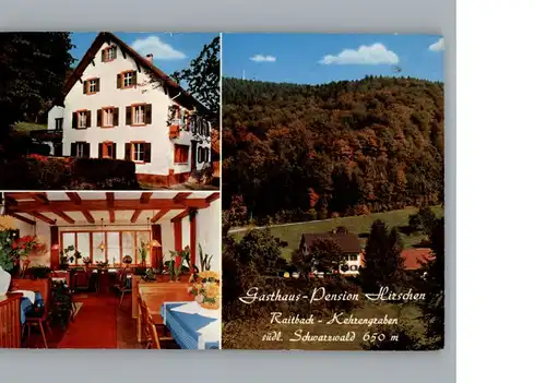 Raitbach Schopfheim Gasthaus, Pension Hirschen / Schopfheim /Loerrach LKR
