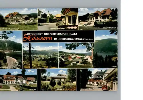 Haeusern Schwarzwald Gasthaus Schwalbennest / Haeusern /Waldshut LKR