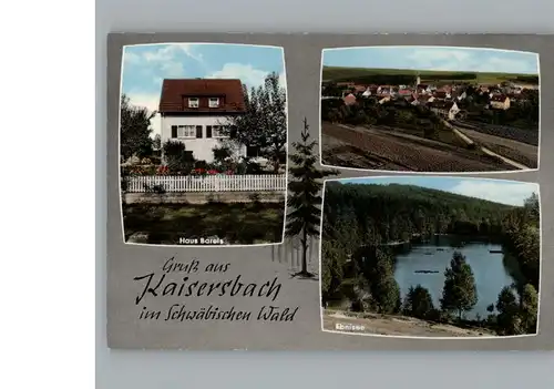 Kaisersbach Welzheim Pension Haus Bareis / Kaisersbach /Rems-Murr-Kreis LKR