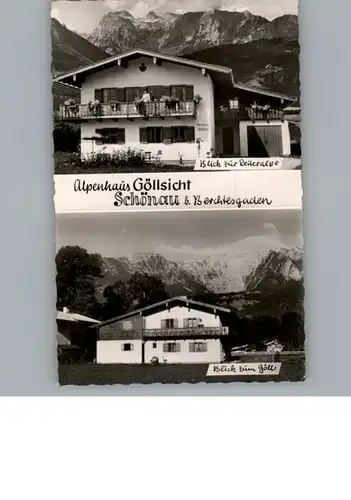Schoenau Koenigssee Alpenhaus Goellsicht / Schoenau a.Koenigssee /Berchtesgadener Land LKR