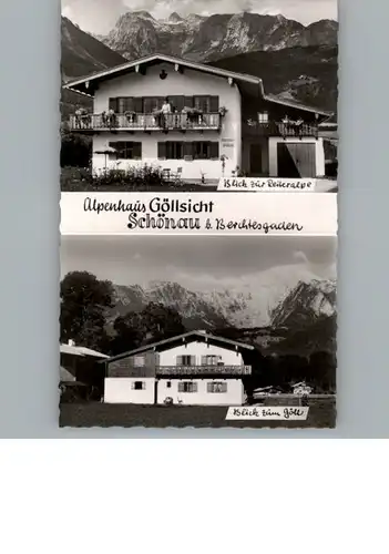 Schoenau Koenigssee Gasthaus Goellsicht / Schoenau a.Koenigssee /Berchtesgadener Land LKR