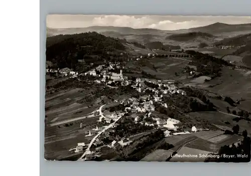 Schoenberg Bayerischer Wald Luftbild / Schoenberg /Freyung-Grafenau LKR