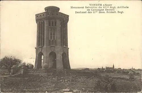 Woerth Sauer Monument Denkmal  / Woerth /Arrond. de Wissembourg