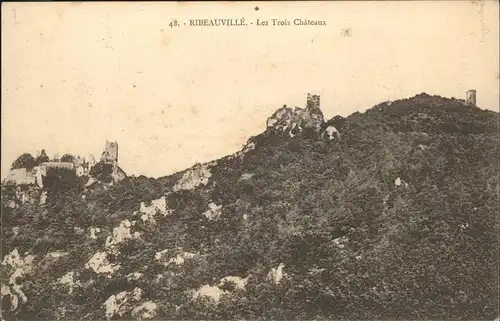 Ribeauville Haut Rhin Elsass Trois Chateaux / Ribeauville /Arrond. de Ribeauville
