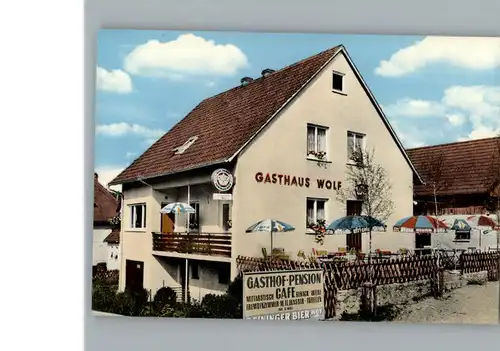 Burggaillenreuth Oberfranken Gasthof-Pension Cafe Wolf / Ebermannstadt /Forchheim LKR