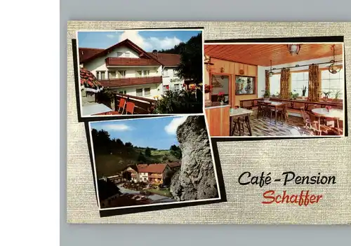 Pottenstein Oberfranken Cafe, Pension Schaffer / Pottenstein /Bayreuth LKR