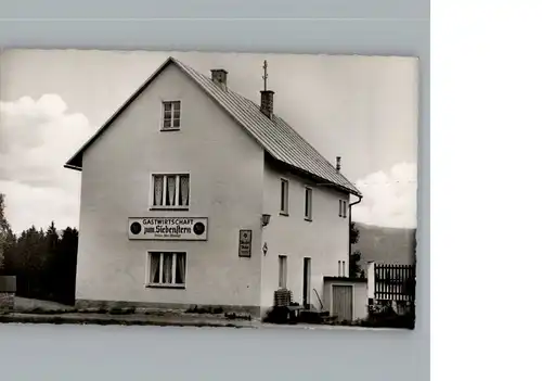 Neugruen Bayern Gasthaus, Pension zum Siebenstern / Mehlmeisel /Bayreuth LKR