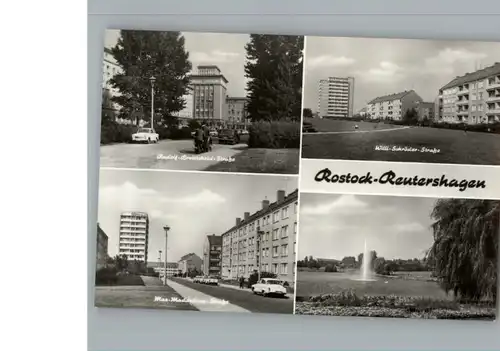 Reutershagen Rostock Rudolf - Breitscheid - Strasse / Rostock /Rostock Stadtkreis