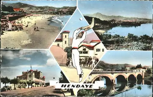 Hendaye Pyrenees Atlantiques Bruecke / Hendaye /Arrond. de Bayonne