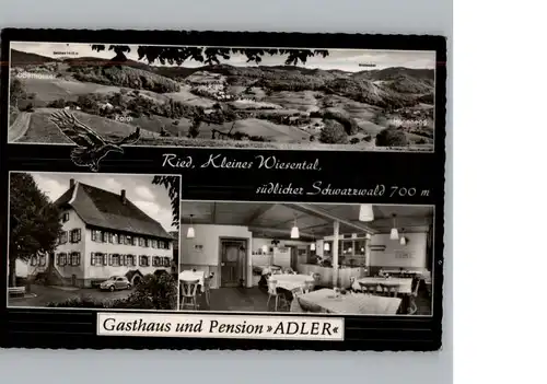 Ried Tegernau Gasthaus Pension Adler / Tegernau /Loerrach LKR