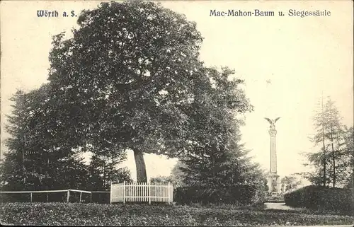 Woerth Sauer Mac Mahon Baum Siegessaeule / Woerth /Arrond. de Wissembourg