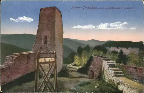 Grendelbruch Bas Rhin Alsace Ruine Girbaden / Grendelbruch /Arrond. de Molsheim