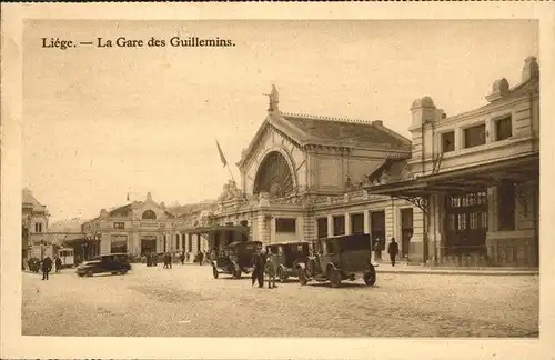 hw07411 Liege Luettich Gare Guillemins Kategorie. Luettich Alte Ansichtskarten