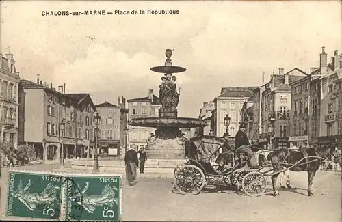 Chalons-sur-Marne Ardenne Place Republique / Chalons en Champagne /Marne