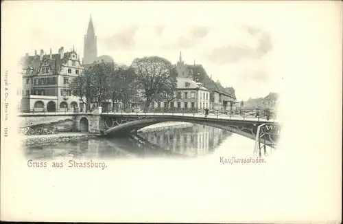 Strassburg Elsass Kaufhausstaden / Strasbourg /Arrond. de Strasbourg-Ville