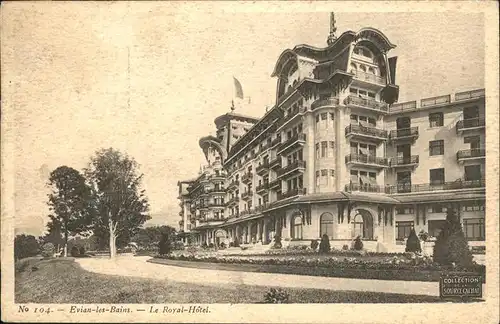 Evian-les-Bains Haute Savoie Hotel Royal / Evian-les-Bains /Arrond. de Thonon-les-Bains